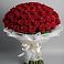 Букет 101 Красная роза Блэк Мэджик в Рудничный Кировской области