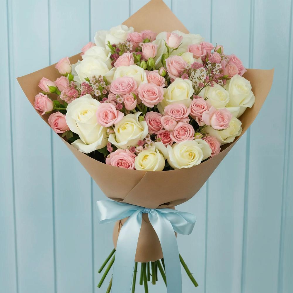 Букет цветов из: Розы в Рудничный Кировской области