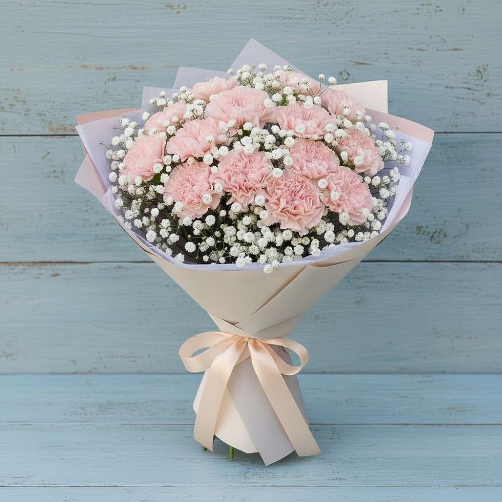 Букет цветов из: Гвоздики в Рудничный Кировской области