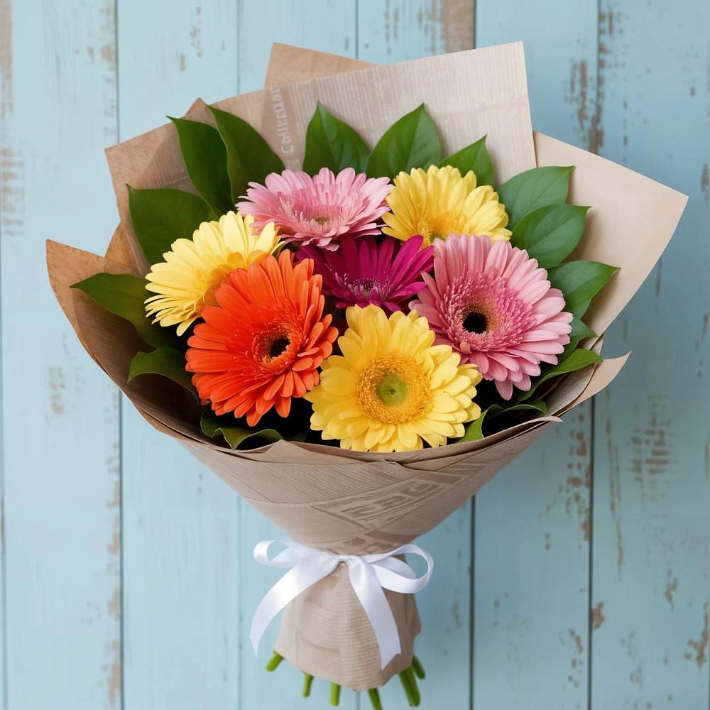 Букет цветов из: Герберы в Рудничный Кировской области