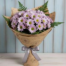 Букет цветов из:  Хризантемы в Рудничный Кировской области