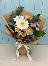 Букет цветов из:  Герберы и Хризантемы в Рудничный Кировской области
