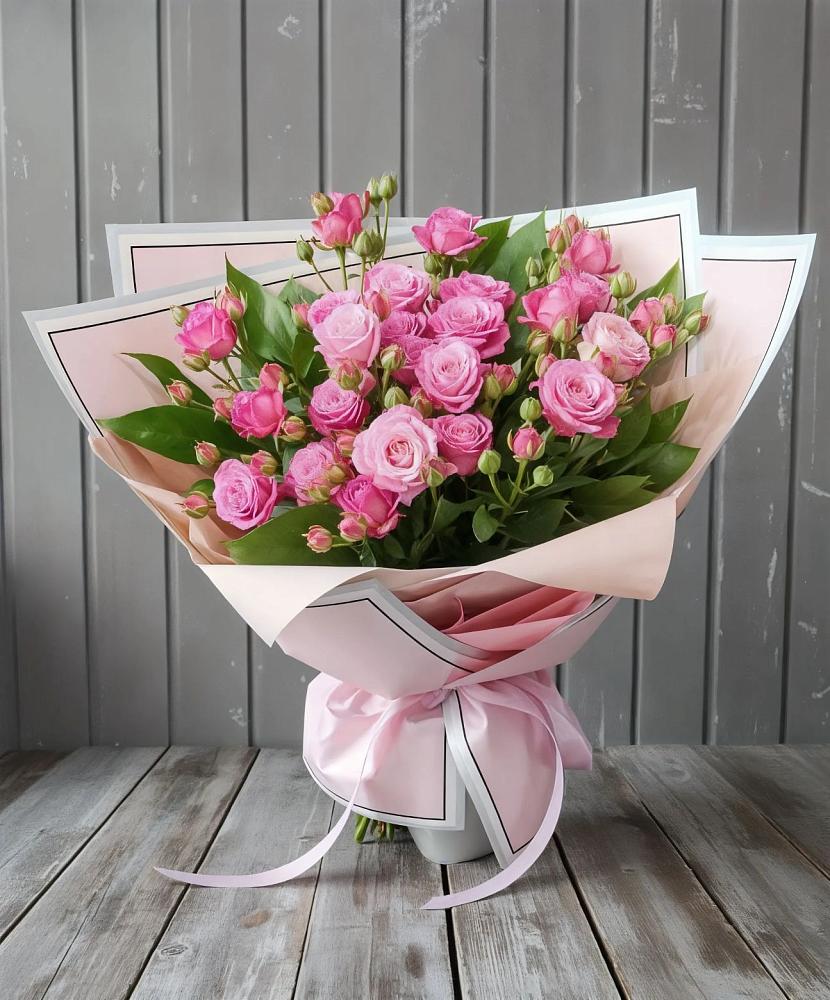 Букет Розовый кустик в Рудничный Кировской области