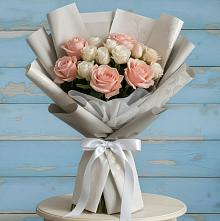 Букет цветов из:  Розы #REPLACE_PRED# Рудничный Кировской области