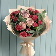 Букет цветов из:  Гвоздики и Розы #REPLACE_PRED# Рудничный Кировской области