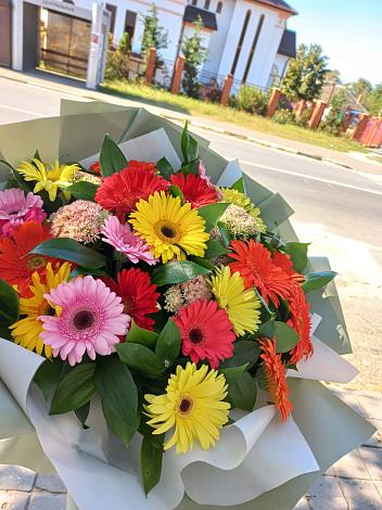 Букет цветов из: Герберы в Рудничный Кировской области