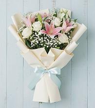 Букет цветов из:  Лилии в Рудничный Кировской области