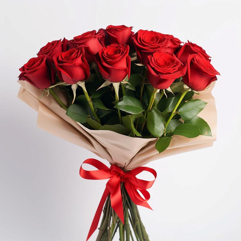 Букет 11 Красных роз Эдлесс Лав в Рудничный Кировской области